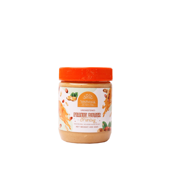 Unsweetened Crunchy Peanut Butter 400gms